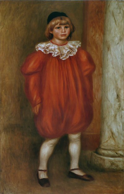 The Clown (Claude Renoir) by Pierre Auguste Renoir